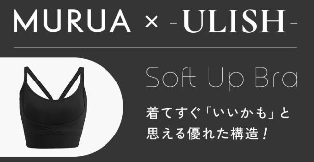 ULISH Soft Up Bra ユーリッシュ ソフトアップブラ 特徴